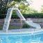 Outdoor Attractive Water Amusement Equipment Climbing Stainless Steel Swimming Pool Slide