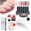 Yayoge Rose red 10 ml Gel Polish Nail Art Design With UV Lamp Gel Nail Kit Set