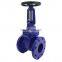 Bundor non risng stem gate valve double bonnet 2 inch 4 inch water flanged gate valve