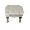 Fabric Covered Stool, Upholstered Stool,Wooden Round Stool