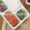 2021 Steamable Eco Friendly Take Away Biodegradable Disposable Lunch Box Plastic