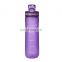 2021 Bpa free plastic new motivational time marker 32 Oz tritan colorful portable sport bottle custom logo