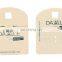 Fashionable Paper Clothing Hang Tag With String Custom Printed garment apparel label card