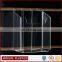 Slatwall Clear Acrylic Literature Pocket Acrylic Single Pocket Brochure Holder for Slatwall