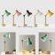 Creative Wood Desk Night Light USB Charging Retractable Portable Reading LED Table Lamp