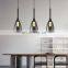 Nordic Luxury LED Chandelier For Cafe Bar Table Restaurant Water Drop Hanging Lamp Home Bedroom LED Glass Pendant Light