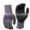 Nylon Liner Knitted Nitrile Coated Anti Slip Safety Gloves Sandy Nitrile Coated Working Gloves Manufacturer
