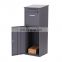 Outdoor Metal Package Mail Box Standing Letter Box Large Freestanding Parcel Post Box Security