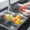 sponge drain holder Adjustable Sink Holder Organizer Faucet Sponge soap Dishwashing Bathroom Holder Storage Drain Rack