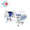 HC-M004 Good price Hospital Bed back and legs can be lefted for paralytic patients Three-crank lifting medical treatment bed