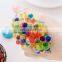Creative Toys Decompression Colorful Mixed Squishy Bead Stress Squeeze Mesh Ball