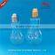 Top Sale 200ml Light Bulb Shaped Plastic Beverage Bottle With Cap And Straw, PET Clear Empty Energtic Drinking Plastic Bottle