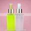 4oz 120ml transparent square plastic pet bottle empty for cosmetics