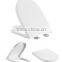 HL-070 MEIYE PP 475*365*58mm Round Soft-closing Toilet Seat Cover Ramp Down Toilet Lid