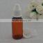 10ml e-liquid bottle dark green bottle , 10ml green PET bottle, green plastic bottle with lid