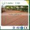 Excellent quality WPC decking outside tile floor