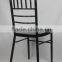 stacking cheap price restaurant furniture light black steel chiavari dining party chairs for sale