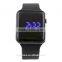 LP1427 Promotional interchangeable silicone snap strap digital LED watch