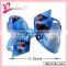 Ice blue ribbon hair jewelry for teenage girls,frozen ribbon bow hair clip wholesale