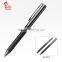 Promotional carbon fiber black metal roller and ball pen for business gift set