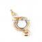 2015 Lastest Zinc Alloy Rhodium Plated Floating Lockets Wholesale