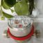 Red Color Water Flow Meter In Single Jet Dry Dial For Hot Drinking Water