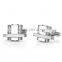 Stainless Steel Matte Finish Cufflinks for Men