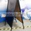 Metal A Board Pavement Sign Black
