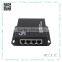 Highly efficient 10/100M optical switch 1 fiber optic port to 4 UTP port converter