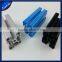 Industrial aluminum profile with powder coating or anodizing