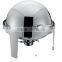 Stainless steel buffet food warmer, roll top chafing dish