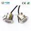 Factory price tempred glass round led recessed led step lights