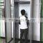 0-299 high sensitivity adjustable 6 zones security door frame metal detector with traffic counter LCD