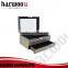 silver color leather watch box,transparent wooden watch display box,watch display box with chest