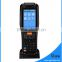 handheld mobile data collector android barcode scanner terminal with printer