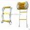 Fire escape rescue light weight nylon rope ladder folding ladder hot sale