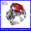 Wholesale Men Stainless Steel Titanium Wedding Ring / One Big Diamond Ring Titanium Ring