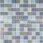 white and black color kitchen wall crystal glass mosaic tile