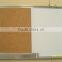 Half whiteboard and half cork board with aluminum frame pin notice memo board