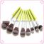 New private label makeup brushes professional and oval makeup brush set