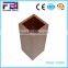 Wood Plastic Composite square tube for construction