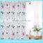 Bathroom cartoon animals printing kids PEVA shower curtain