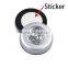 3 LED Brightness White Touch Light Silver