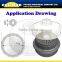 CALIBRE 14 flutes x 74.2mm x 3/8 " oil filter wrench cup type oil filter wrench