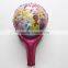 Wholesale 30*50cm shape 6 princess balloon kids stick balloon festa baby girl party decorations air balloon