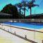 316 marine grade round or square solid pool fence glass spigots