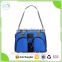 High quality polyester waterproof single shoulder travel tote bag with many pockets for business and travel