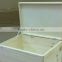 Solid unpainted wooden chest box trunk storage unfinished pine wood toy box