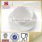 Cheap pure white porcelain soup bowl and spoon set for hotel