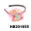 beautiful colorful ribbon flower girls hair accessories for little girls